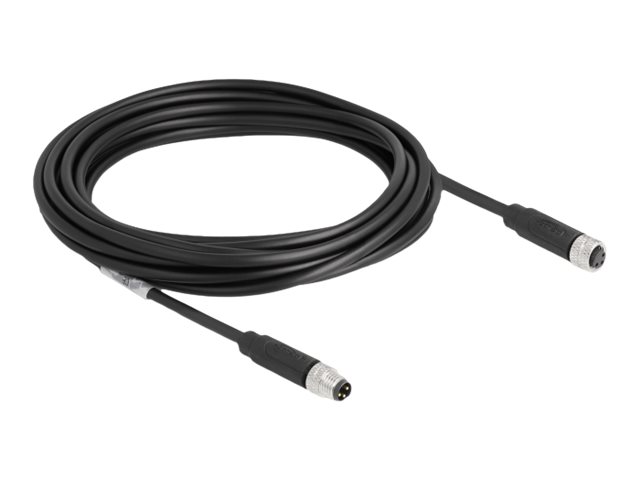 DeLOCK Afskærmet parsnoet (STP) 5m Patchkabel Sort