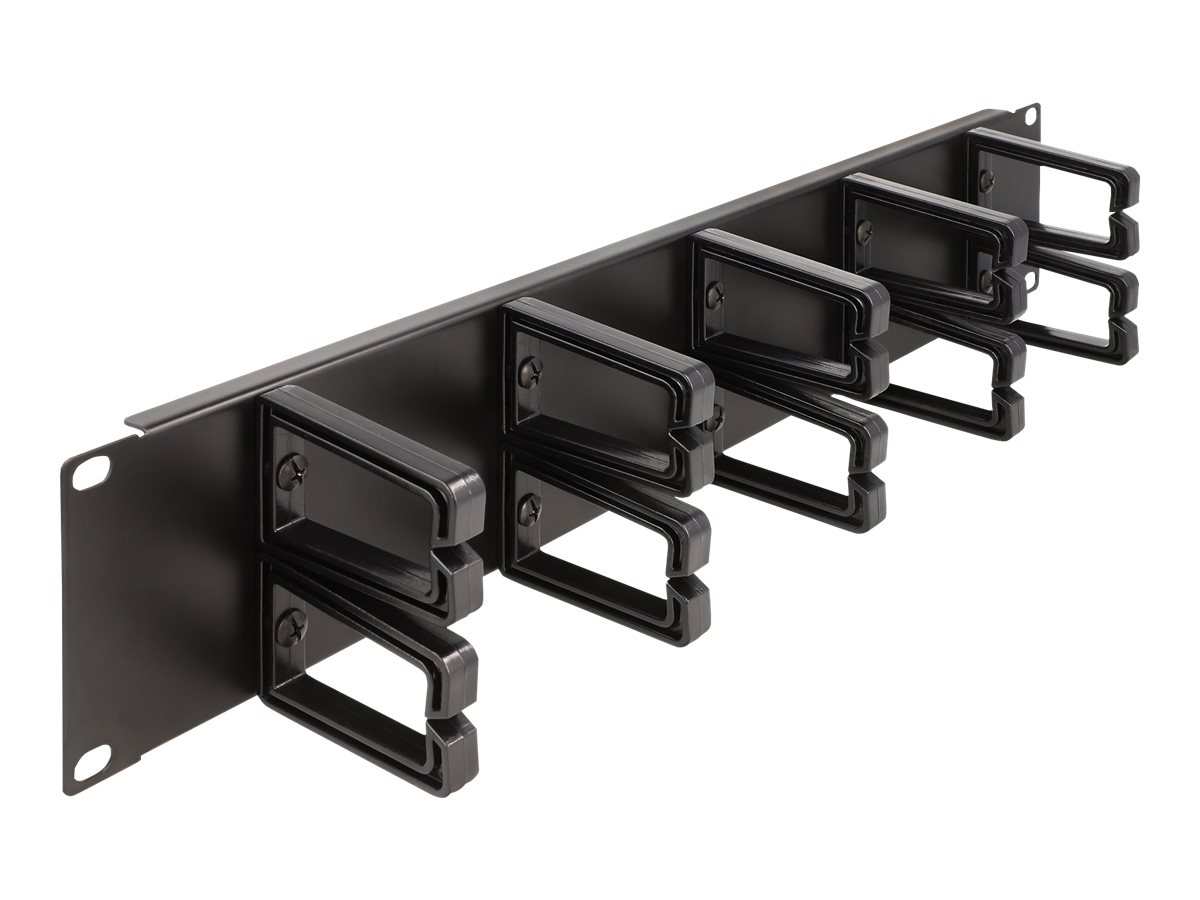 DeLOCK Stativkabeladministrations-rutepanel Sort