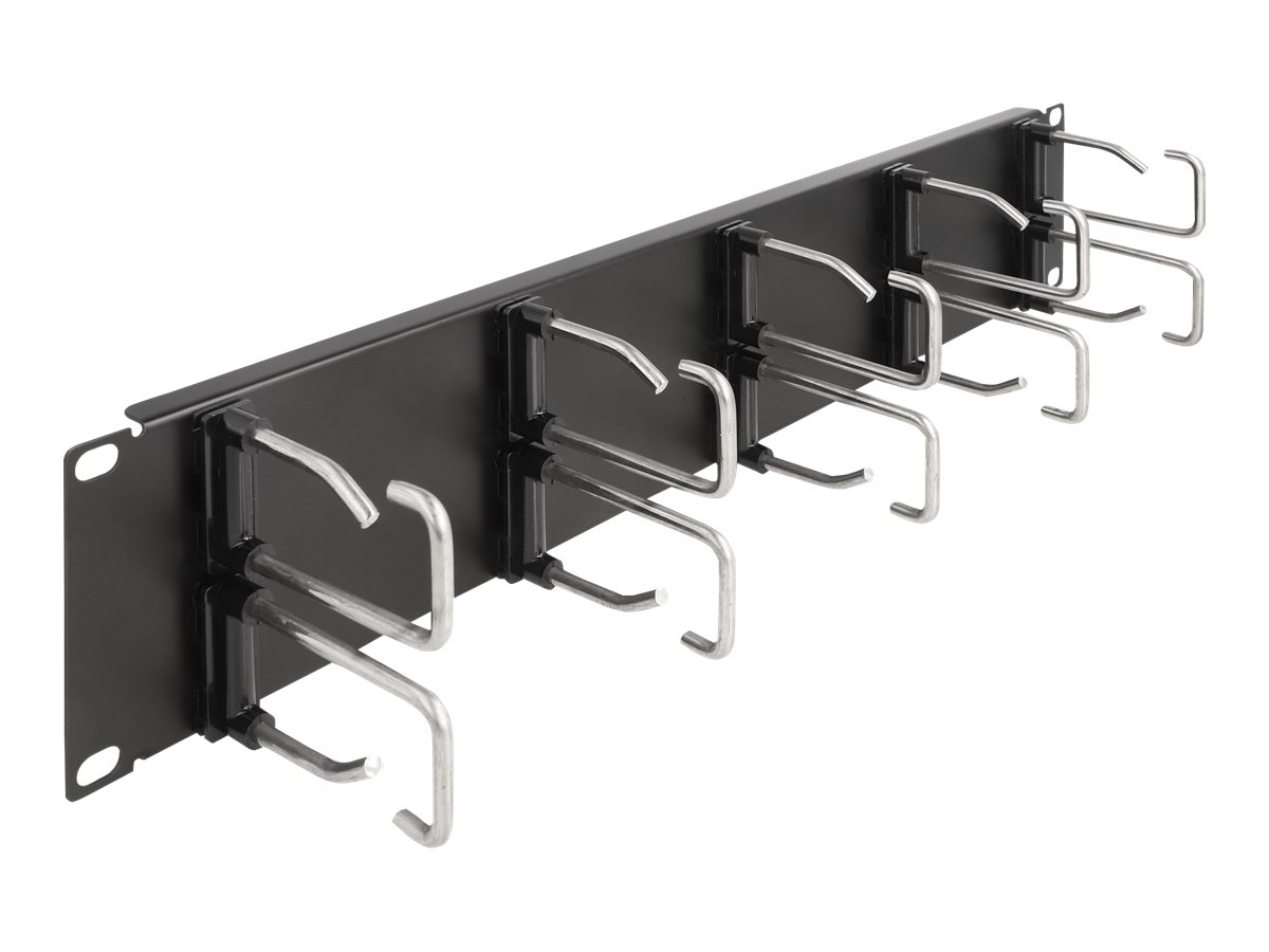 DeLOCK Stativkabeladministrations-rutepanel Sort