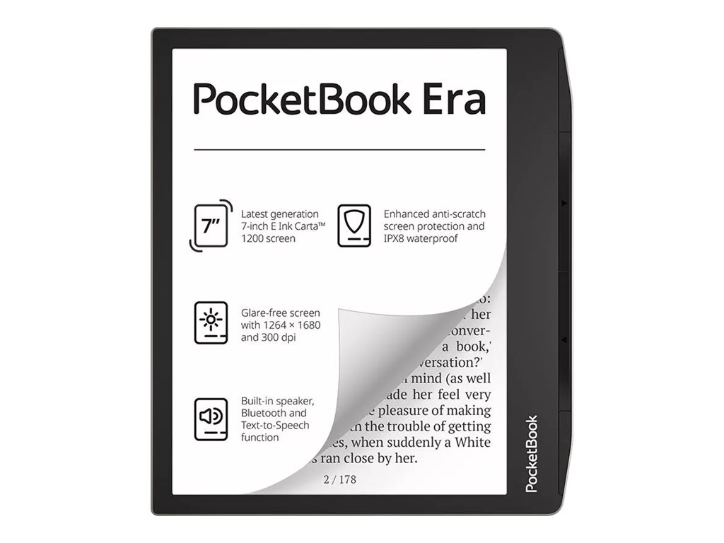 PocketBook Era 7 16GB 1GB Sort Sølv