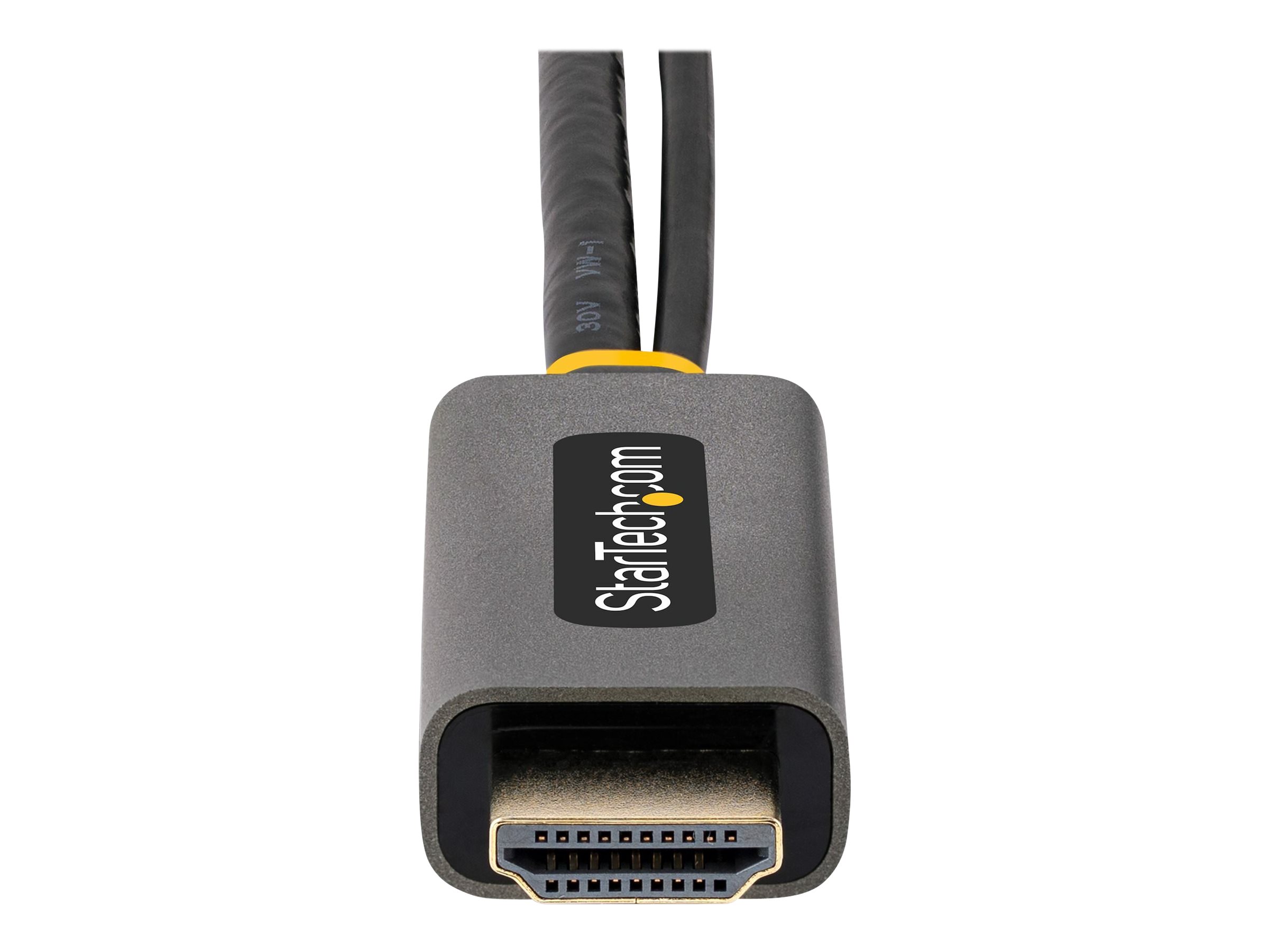 StarTech.com 1ft (30cm) HDMI to DisplayPort Adapter, Active 4K 60Hz HDMI Source to DP Monitor Adapter Cable, USB Bus Powered, HDMI 2.0 to DisplayPort Converter for Laptops/PC - Supports HDR and Ultrawide Displays (128-HDMI-DISPLAYPORT) Videoadapterkabel 3