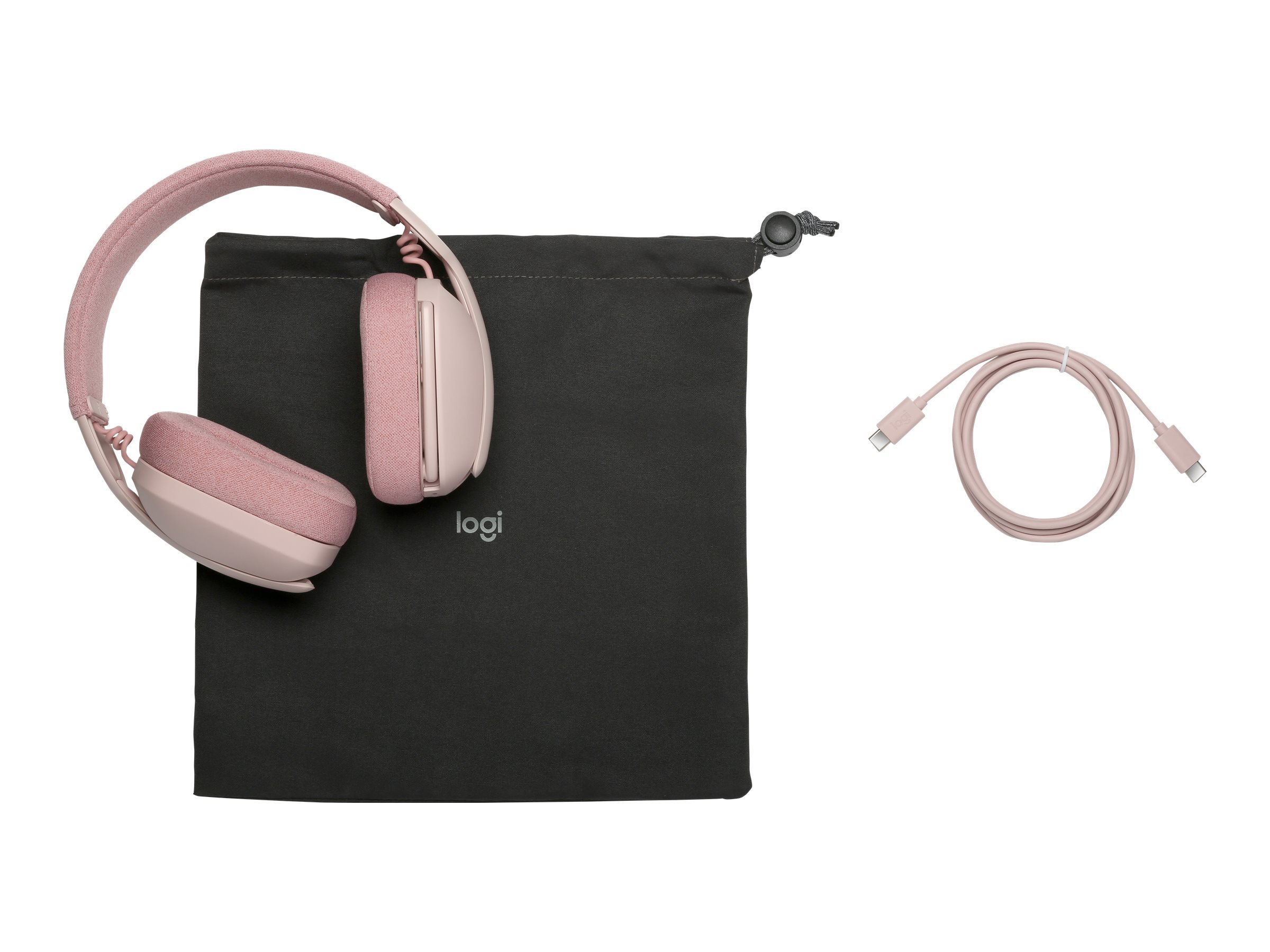 Logitech Zone Vibe 100 Trådløs Høretelefoner Pink
