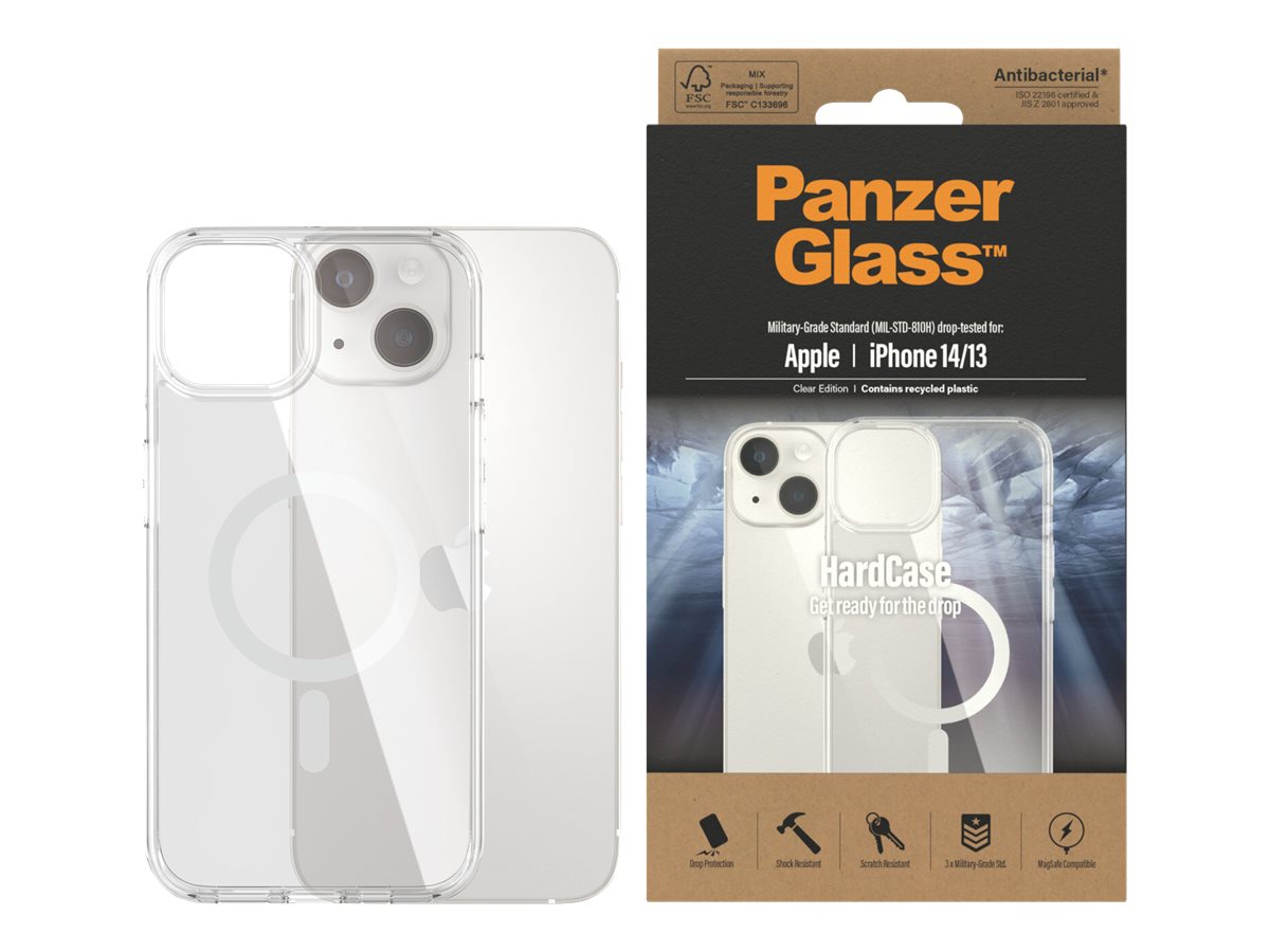PanzerGlass HardCase MagSafe Transparent Beskyttelsescover Transparent Apple iPhone 14