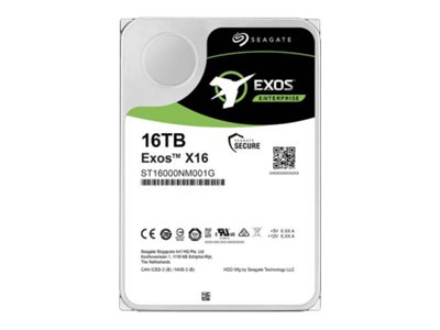 Seagate Exos X16 Harddisk ST16000NM001G 16TB SATA-600 7200rpm - FACTORY REFURBISHED