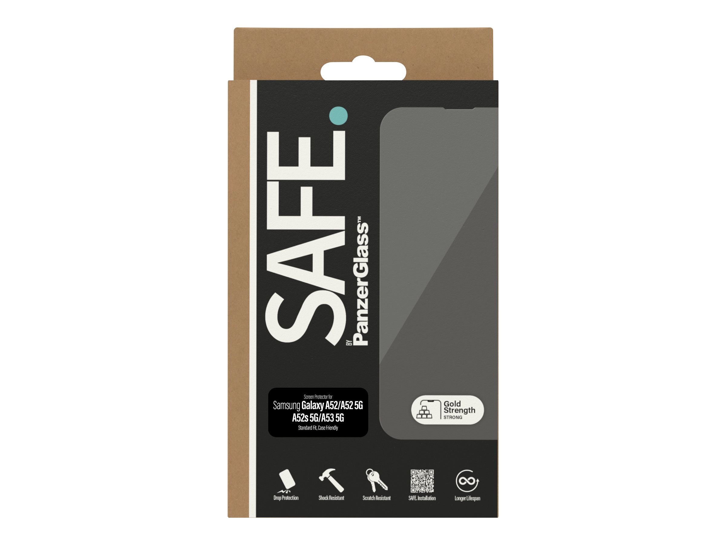 SAFE. by PanzerGlass Skærmbeskytter Sort Transparent Samsung Galaxy A52, A52 5G