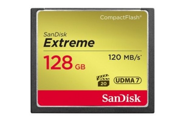Extreme CF 120MB/s 85MB/s UDMA7 128GB