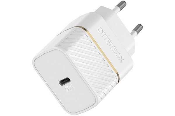 EU Wall Charger20W 1X USB-C20W USBPD WHT
