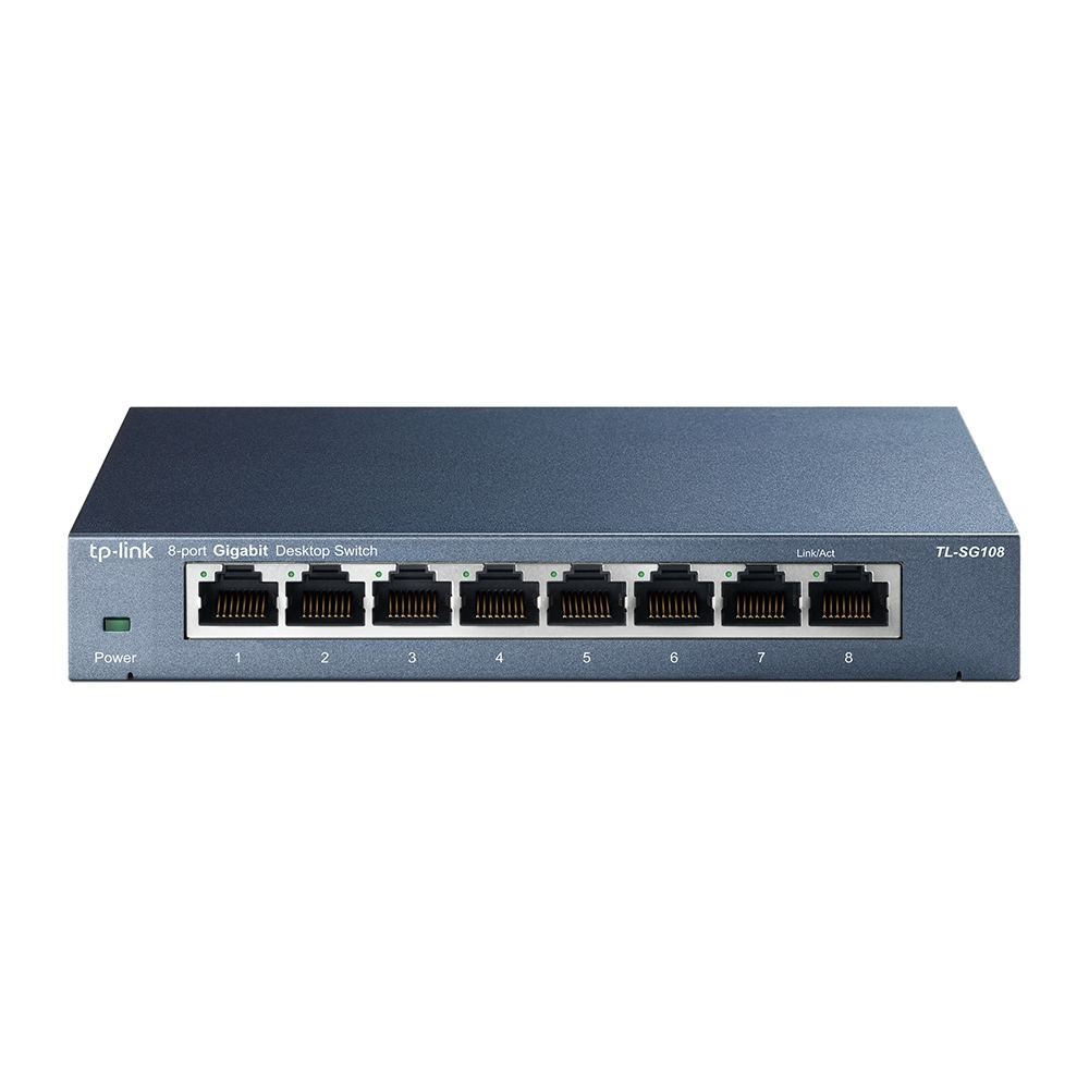 SWITCH - TL-SG108 - 8 Port - Unmanaged - L2 Gigabit - Ethernet - V3