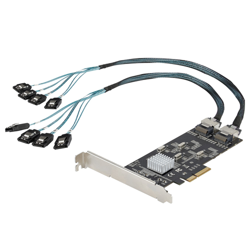 8 PORT SATA PCIE CARD - PCIE X4 6GBPS SATA III EXPANSION CARD