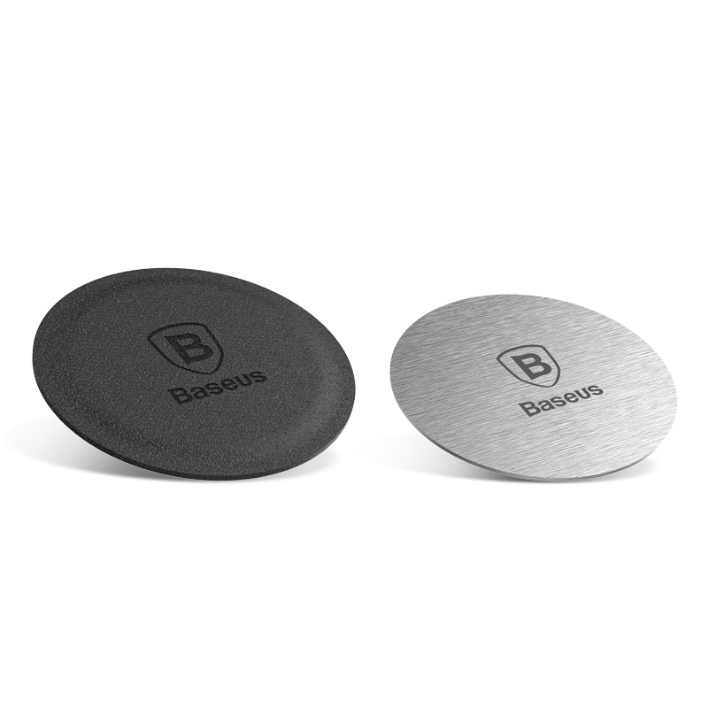 BASEUS MAGNET IRON SUIT 2X IRON PLATE FOR MAGNETIC CAR HOLDER SILVER (ACDR-A0S)