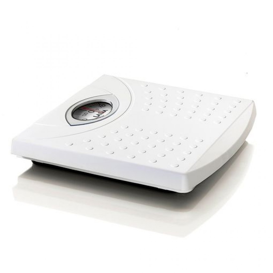 LAICA BATHROOM SCALE MECHANICAL ANTI-SLIP SURFACE WHITE 125KG MAX PS2015