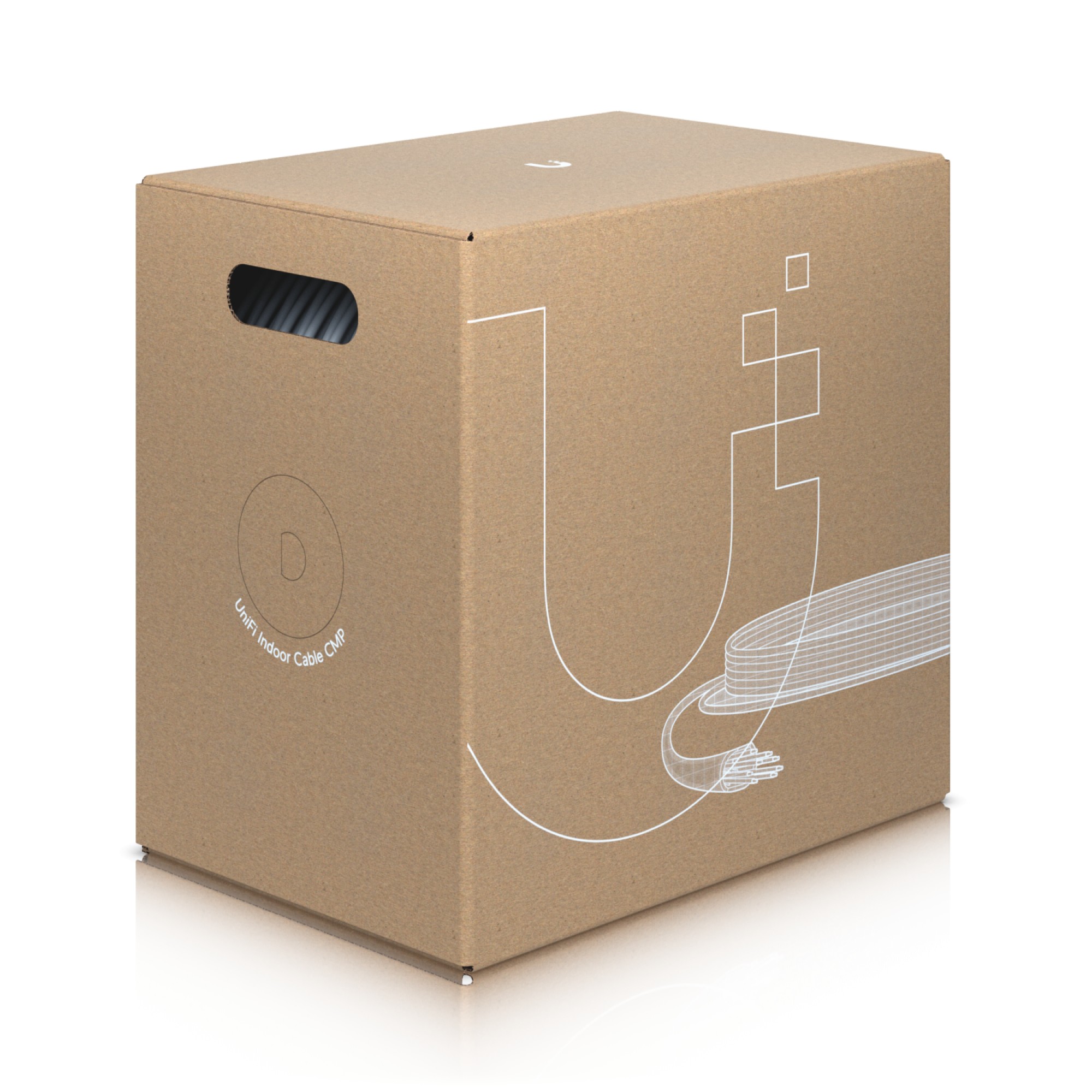 Ubiquiti U-Cable-C6-CMP networking cable White 305 m Cat6 U/UTP UniFi Gateway Router