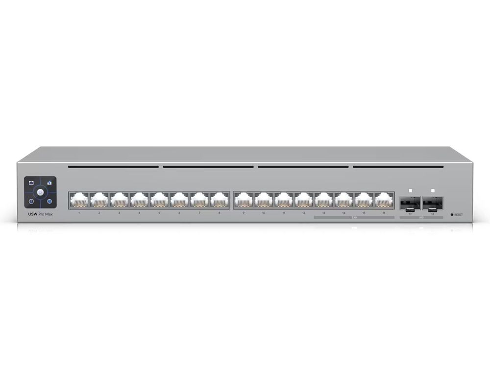 Ubiquiti UniFi USW-Pro-Max-16-PoE Managed Network Switch