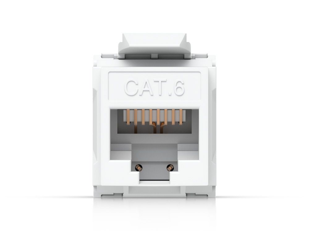Ubiquiti Cat6 Keystone Jack, 12-Pack Mount Accessory