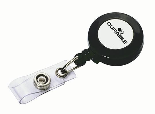 Durable Badge reel with snap button strap