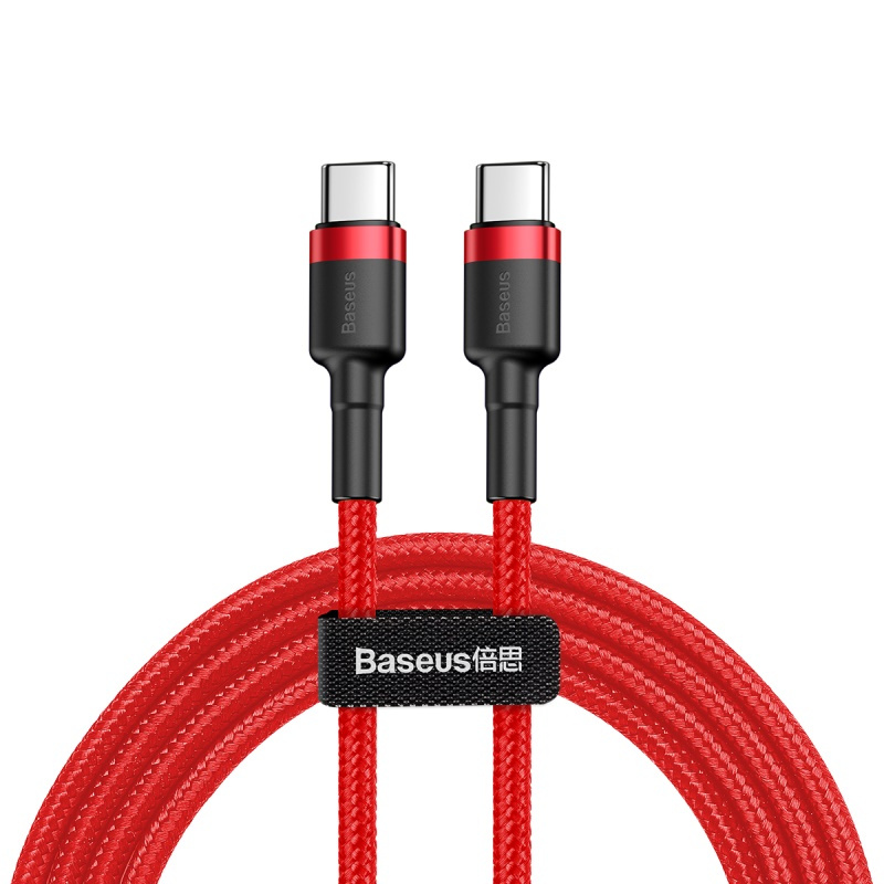 Baseus Cafule USB-C kabel 60W 1m rød