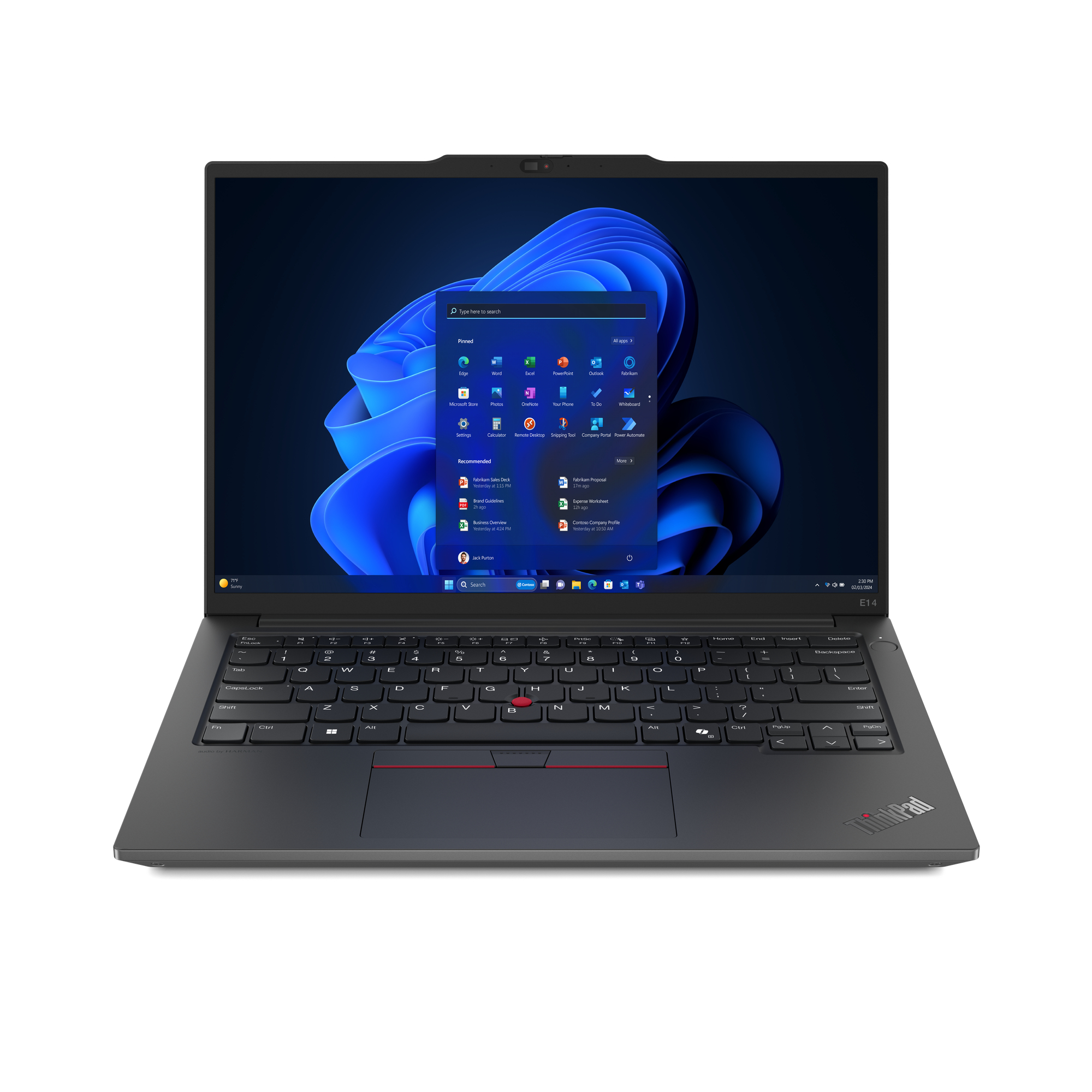 ThinkPad E14 Gen 6 (Intel) - 14 inch - Intel Core Ultra 7 155H - 16GB RAM - 512GB SSD - Windows 11 Pro