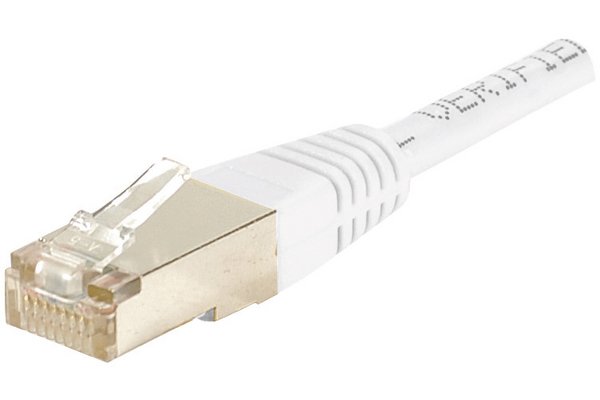 EXC Network Cable | Cat 6 | F/UTP | Connection cable | Hvit | 3m