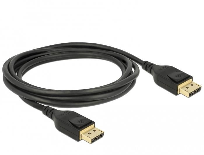 Delock DisplayPort 1.4, 28 AWG, 32.4 Gb/s, HDCP 2.2, 5 m