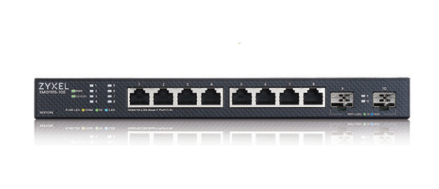 XMG1915-10E - 8-port 2.5GbE - 2 SFP+ Smart Switch - hybrid mode - standalone or NebulaFlex Cloud