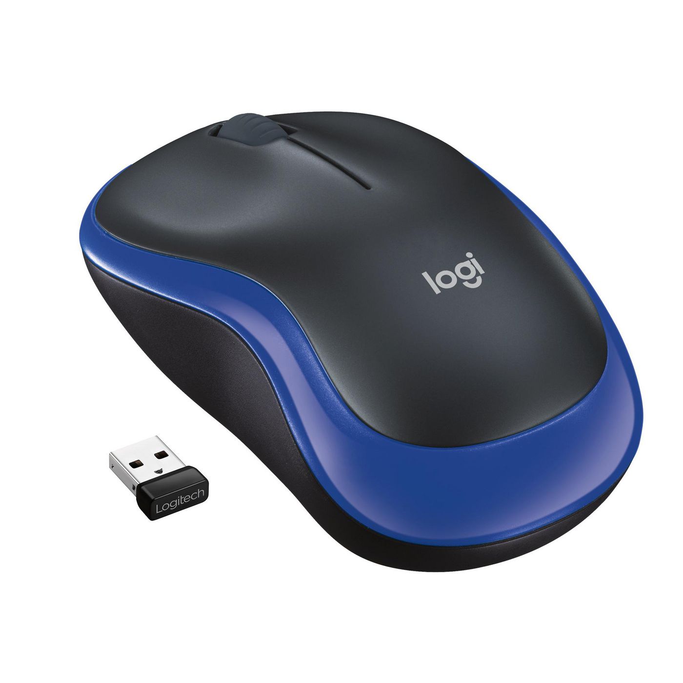 Logitech M185 Optisk Trådløs Blå
