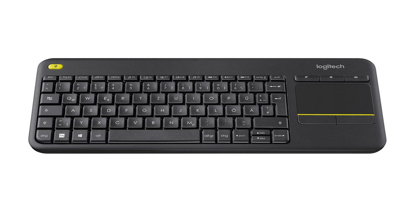 Keyboard Logitech K400 Plus Wireless Touch black (DE) (920-007127)