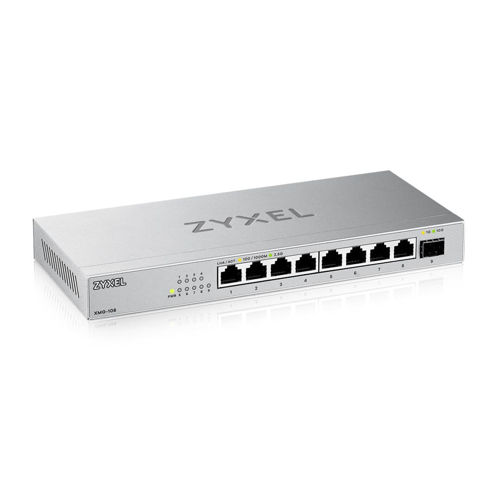8-Port 2.5G Multi-Gig Unmanaged Switch with 1 x 10G SFP+