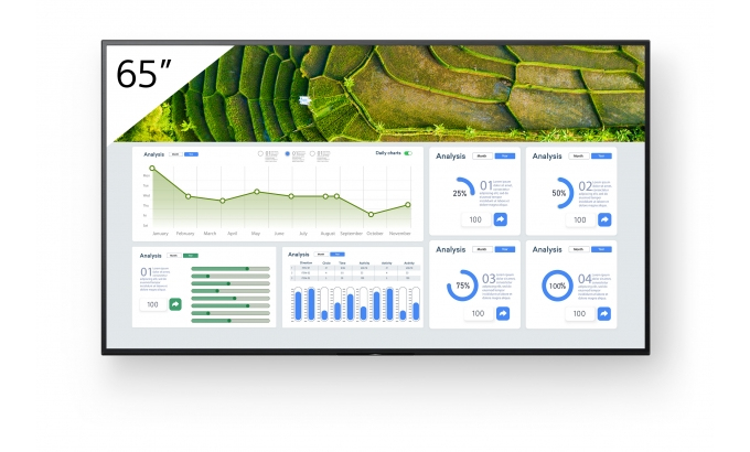 BZ30L-Series - 65 inch Digital Signage - 4K UHD 3840x2160 - Android 24/7