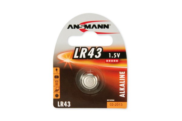 ANSMANN batteri x LR43 - Alkalisk