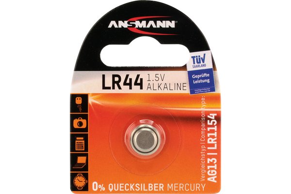 ANSMANN batteri x LR44 - Alkalisk