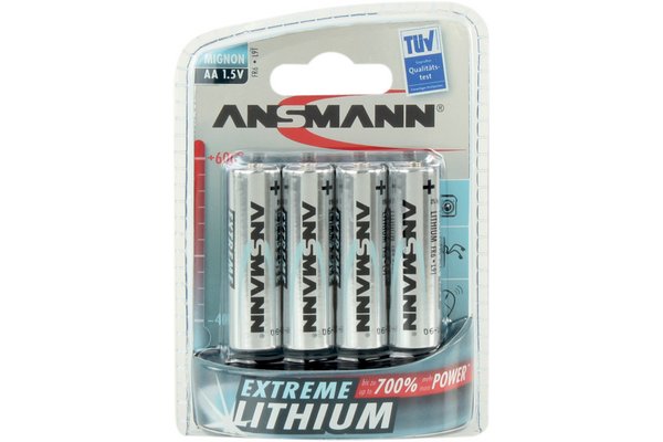 ANSMANN Mignon Extreme Lithium batteri
