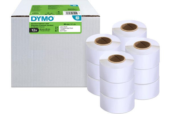 Dymo Adress-Etiketten 28 x 89 mm weiß 12x 130 St.