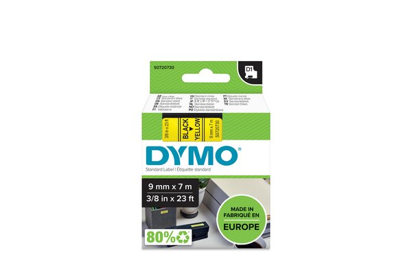 DYMO D1 Label tape (0.9 cm x 7 m) 1 cassette(s) S0720730