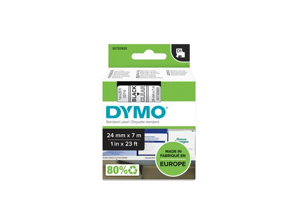 DYMO D1 Label tape (2.4 cm x 7 m) 1 cassette(s) S0720920