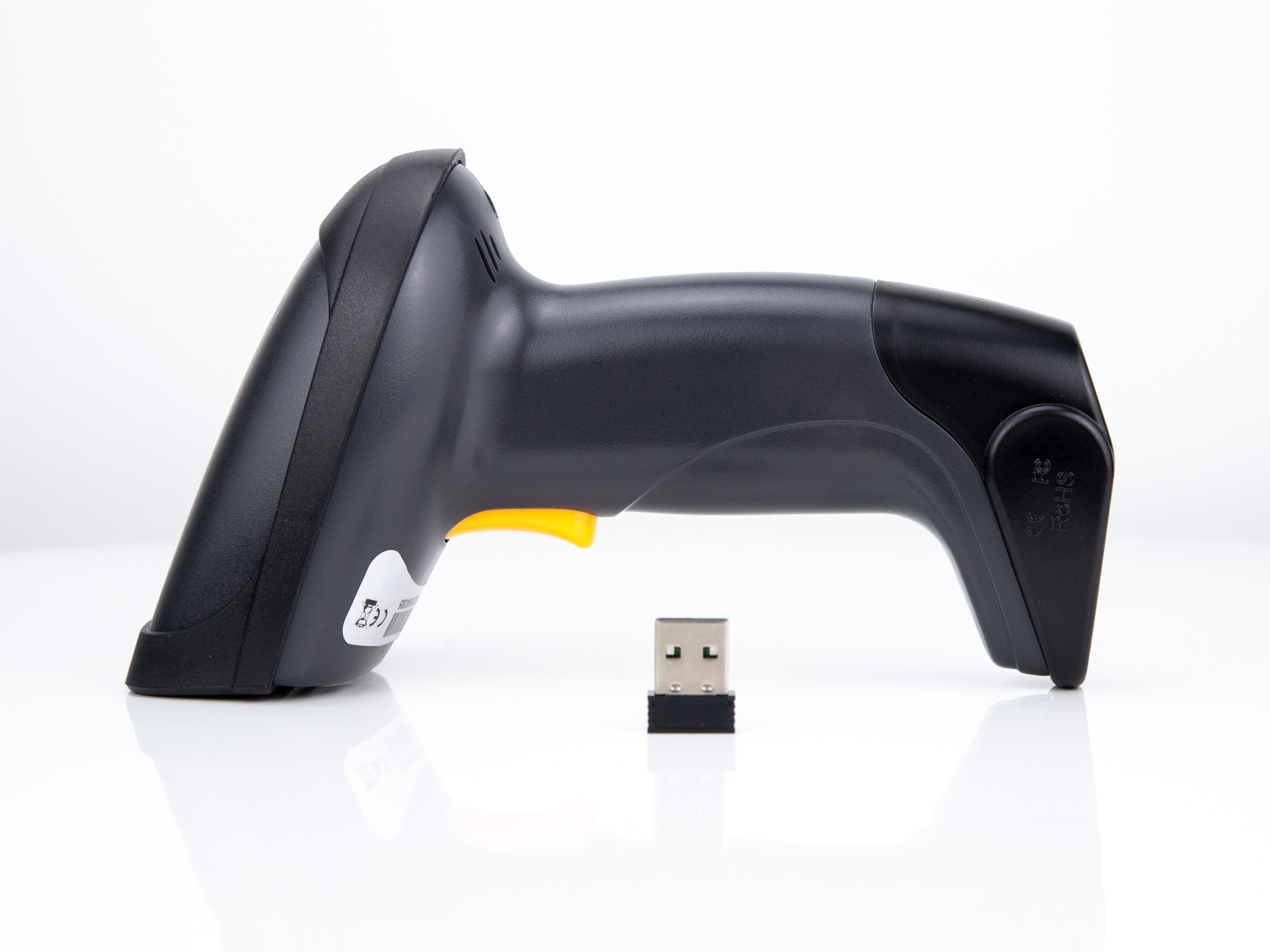 Wireless 1D Laser Barcode Scanner with Stand