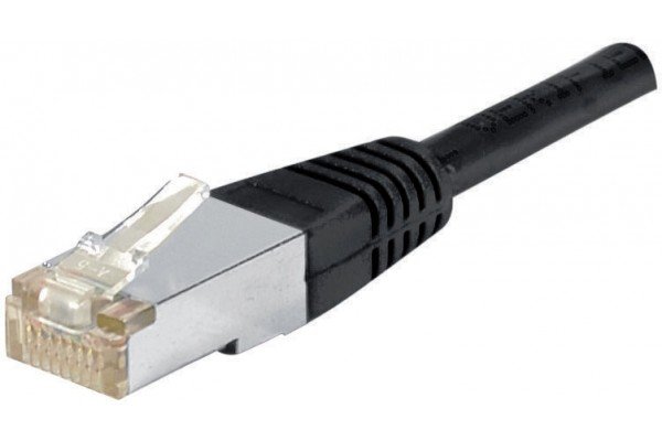 EXC Network Cable | Cat 6 | F/UTP | Patch round (standard) | Sort | 15m | Copper | Outdoor