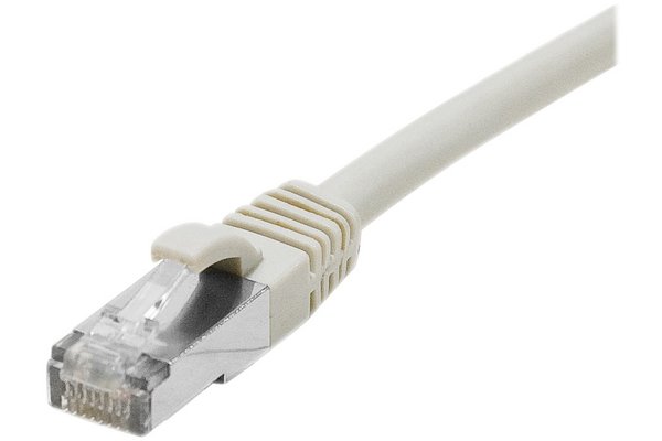 EXC | Cat 6a | F/UTP | Low smoke/halogen free | Patch round (standard) | Grå | 15m