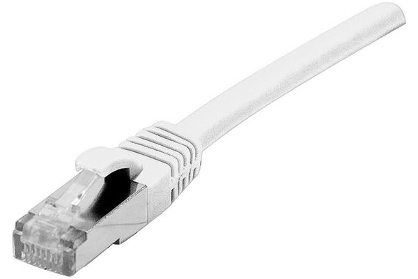 EXC Network Cable | Cat 6a | S/FTP | Low smoke/halogen free | Patch round (standard) | Hvit | 5m
