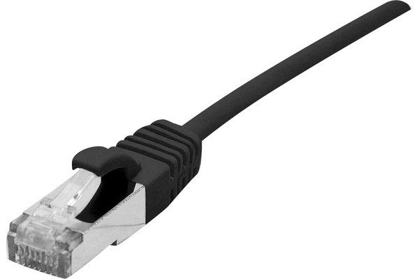 EXC TP- CAT6a S/UTP slim* 2m, Svart