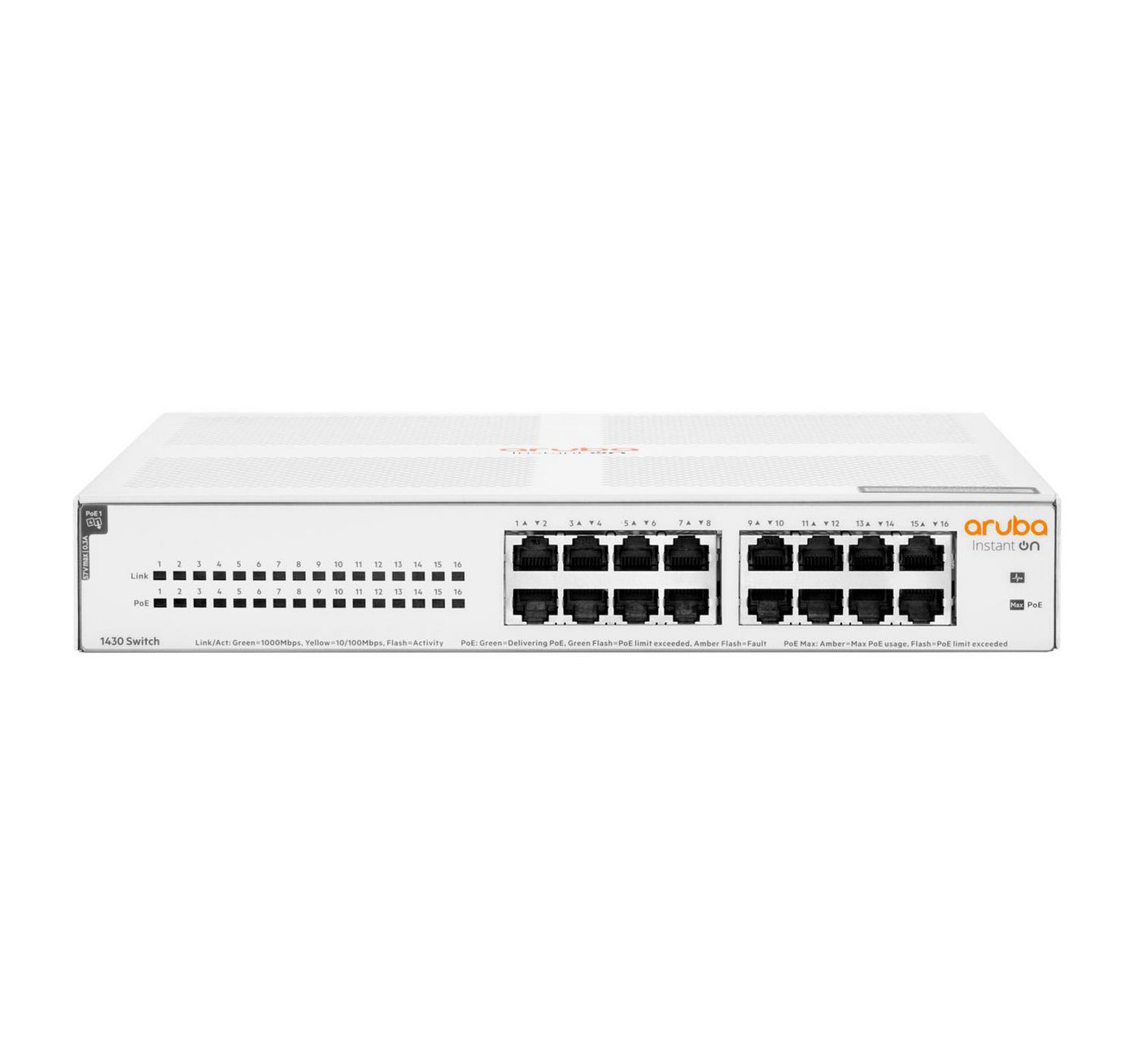 HP Switch Aruba Instant On 1430-5G 16-port 10/100/1000 R8R48A