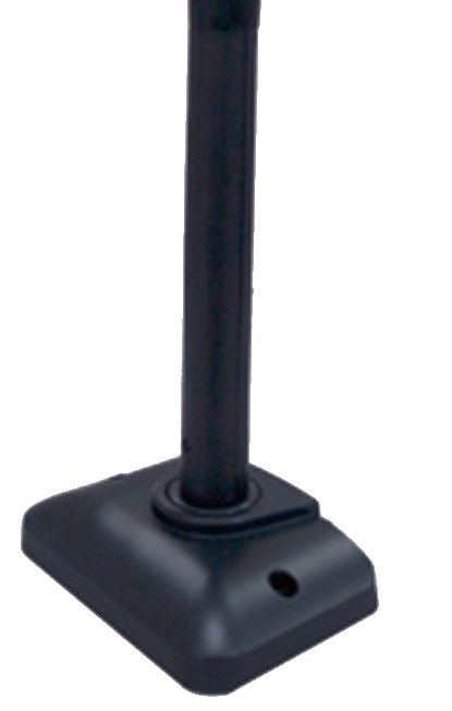 Plastic pole base