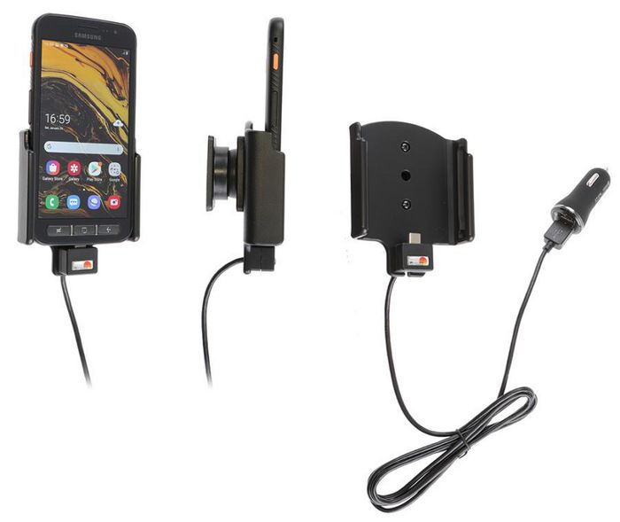 Brodit 407 cm³, for Galaxy XCover 4s, USB, 2.1 A, 12/24 V