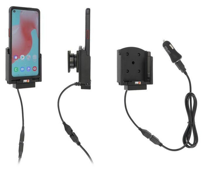 Brodit Active holder with cig-plug for Samsung Galaxy Xcover Pro SM-G715
