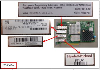 Hewlett Packard Enterprise 8GB/SEC 3PAR STORESRV 7400 4PT FC ADAPTR