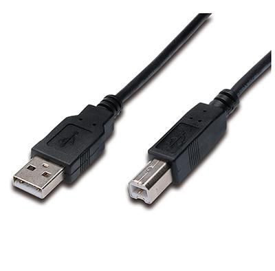USB 2.0 connection cable - type A - B M/M - 1.8m - USB 2.0 conform - Black