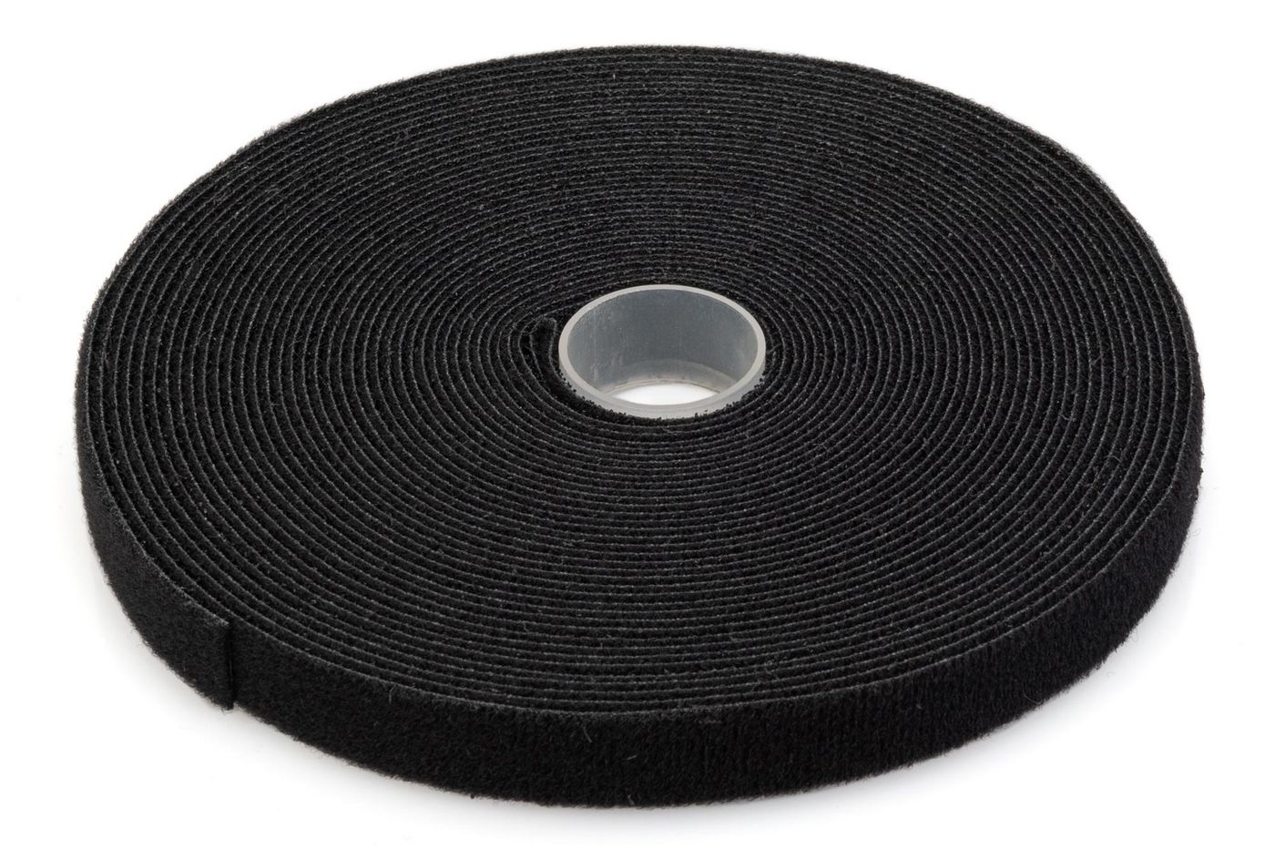 Hook-and-loop fastener tape fabric - 10m x 15mm x 2.6mm - on roll - bl