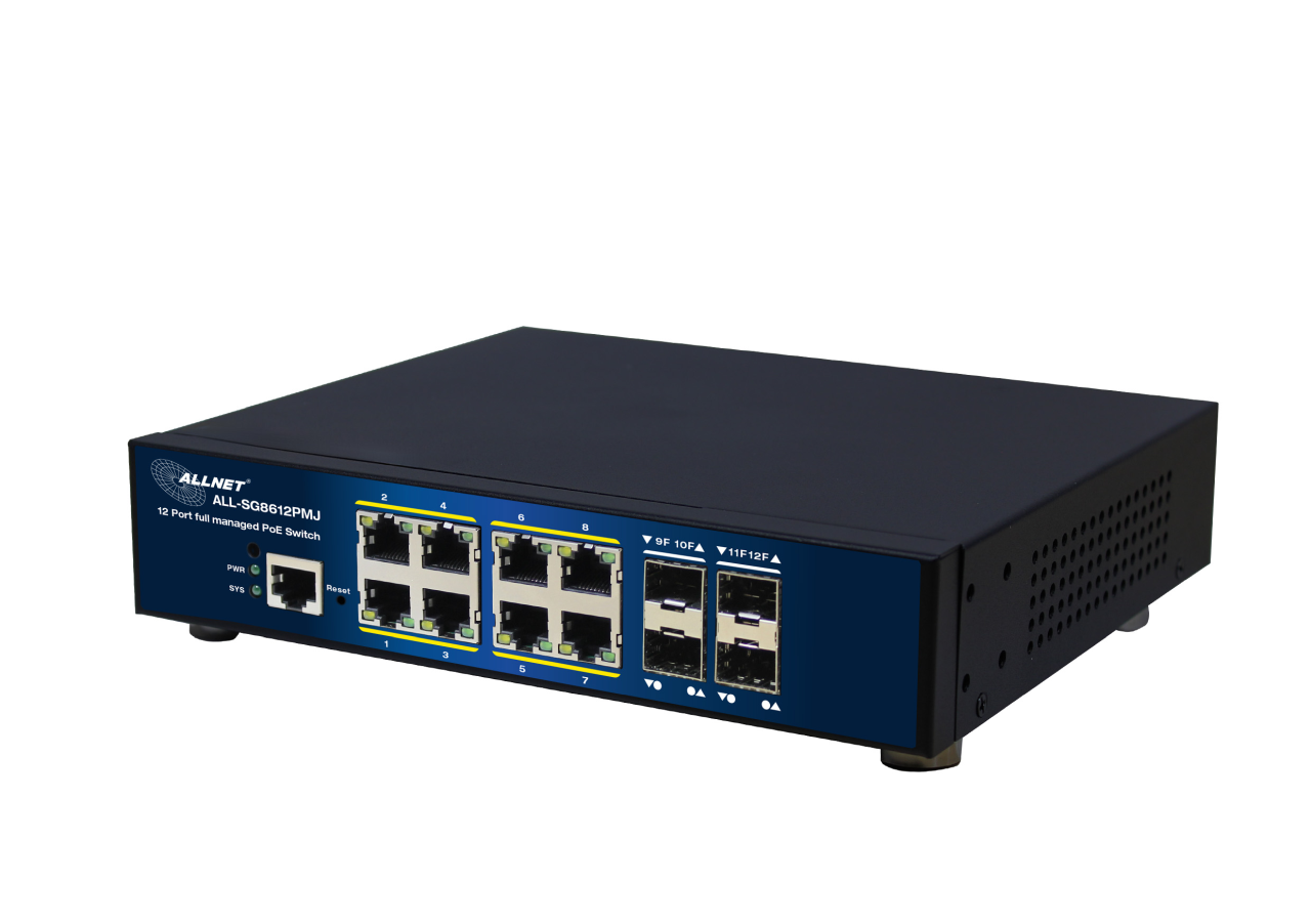 ALLNET 10 wall housing, 3U, light gray, SMM series,