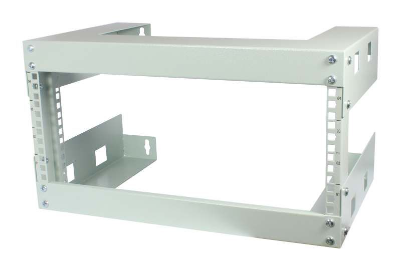 ALLNET 19" open wall housing, 4U, D300mm, light gray, SWD series
