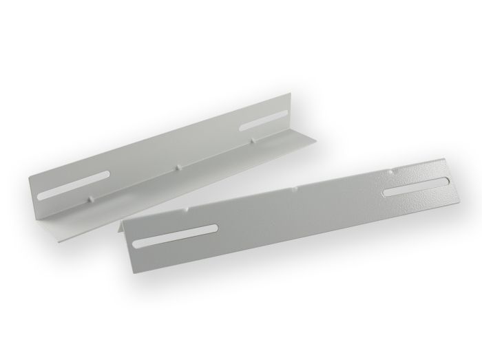 ALLNET 19" wall housing, e.g. L-rail T300mm, 1 pair (2 pieces), light gray