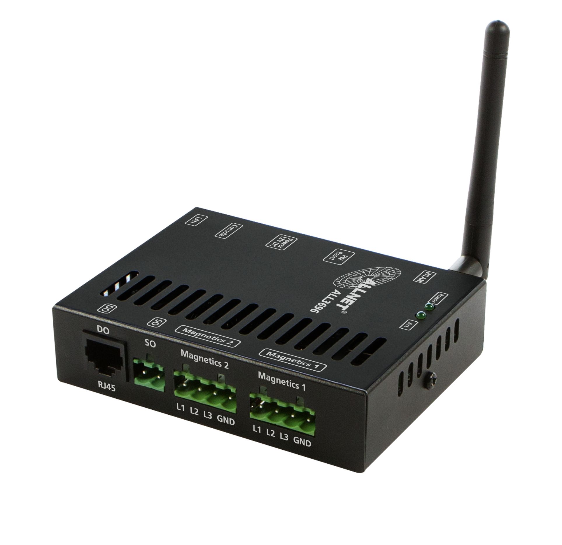 ALLNET Switch unmanaged 4 Port Gigabit LT-PoE 90W zbh. 19 1HE Patch Panel